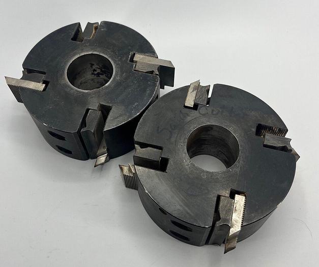 Used Corrugated Back-knife Moulder Head Set of 2 (5721)