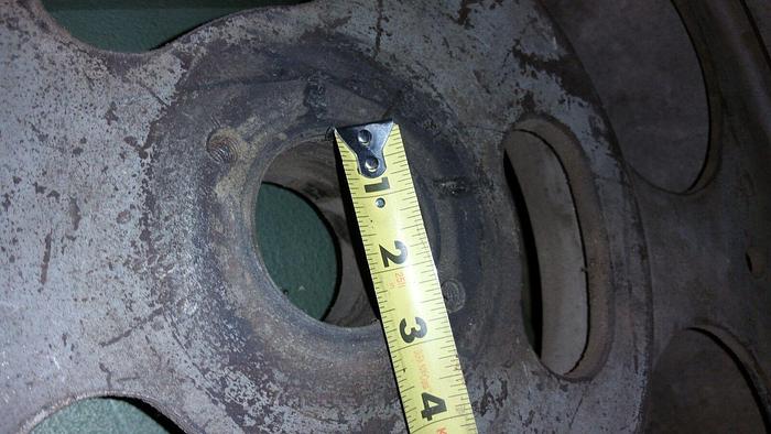 Used Yates Y30 Snowflake 30 inch Bandsaw Wheel Solid Disc