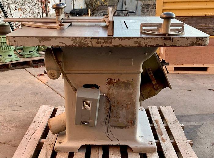 Used Greenlee Table Saw 5hp w/ Miter & Fence ~ 3ph ~ 240V ~ 1" Arbor