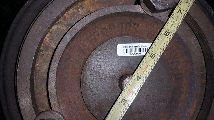 Used Swivel base Bridgeport mill vise mount 6-1/2 swb USA made (100306)