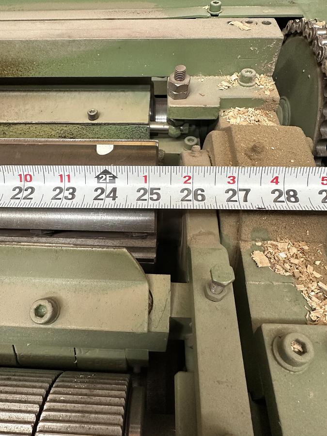 Used Jaroma DSMC-63 25" 4 Knife Straight Knife Planer ~ 115/230/460V ~ 60Hz 