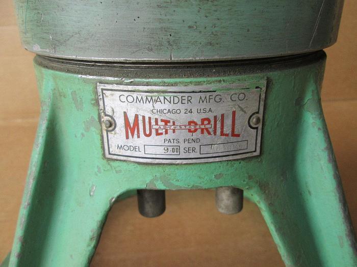 Used Commander Multi Spindle Drill Head Model 9.00  (100951)