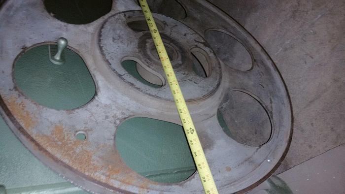 Used Yates Y30 Snowflake 30 inch Bandsaw Wheel Solid Disc