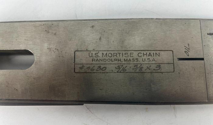 Used US Mortise Chain Bar for Chain Mortiser 5/16" & 3/8"  W x 3" L (101976)