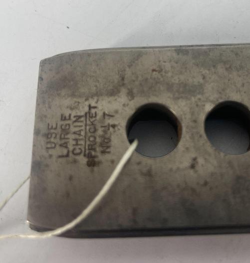 Used WM H Fields Bar for Chain Mortiser 1/4" W x 2-3/4" L x 4" Depth (101973)