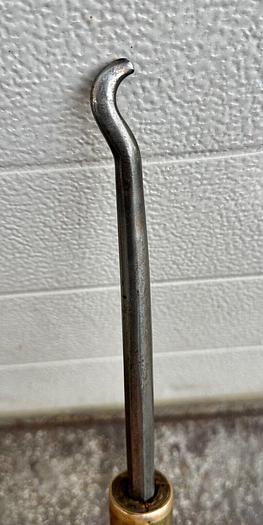 Used Metal Hooked Spinning Tool ~ 17" Length ~ (5805)
