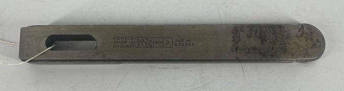 Used Renold Bar for Chain Mortiser  1/8" & 9/16" W x 2" L x 5" Depth (101971)