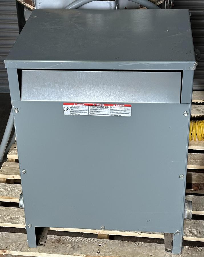 Used Square D 25S3H 1 Phase Transformer 25kVA 60HZ ~ Hv 240x480 ~ Lv 120/240V