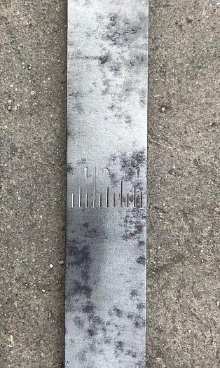 Used Table Saw Filler Bar  35-1/2" Bar Length 1-1/2" Bar Wid 3/8" Bar Thickness(6060)