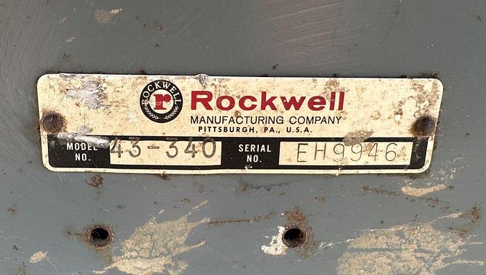 Used Delta / Rockwell # 43-340 HD Shaper  230/460V 3ph 3hp / Fence (5429)