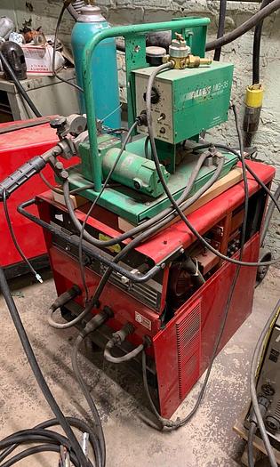 Used Lincoln Idealarc Digital Mig Welder CV-300 w/ Linde feeder # MIG-35 (101560)
