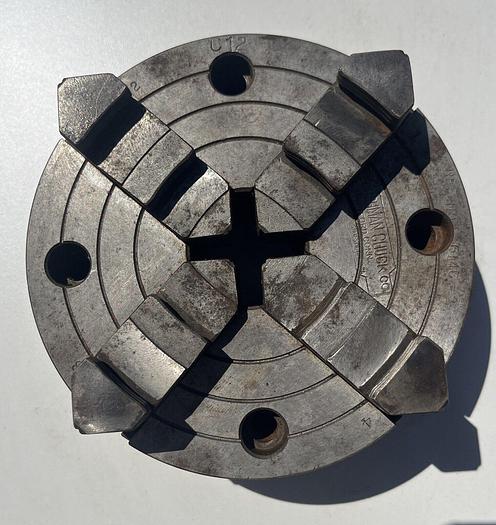 Used Cushman 6" Lathe Chuck 4 Jaw C12 614C (6153)