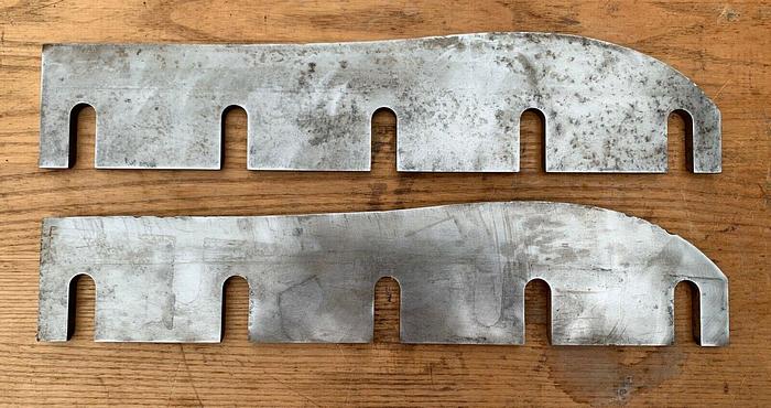 Used McKnight Seat Scooper Knives / Blades SET of 2 (101613) Set # 3