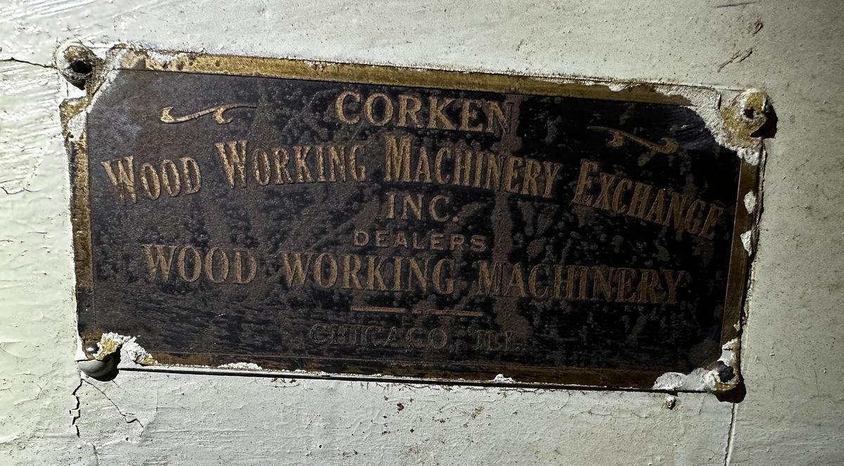 Used 20" Joiner Jointer w/ Belt Drive Motor 3hp ~ 4 Knife Head ~ 220/440 ~ 3ph