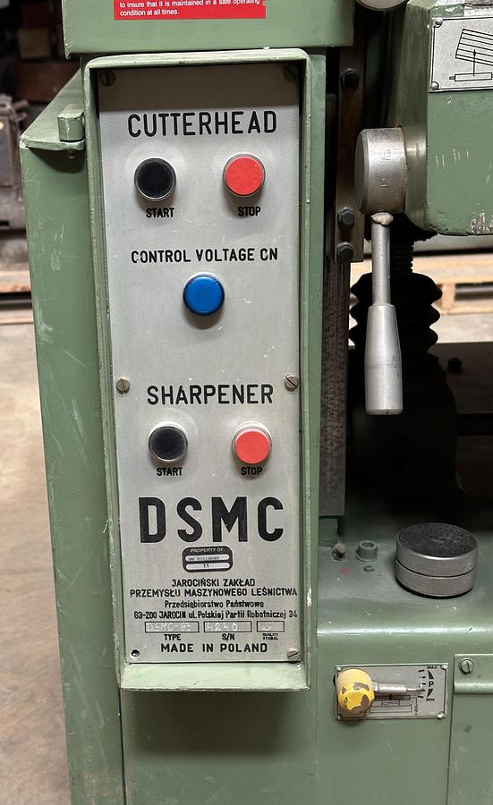 Used Jaroma DSMC-63 25" 4 Knife Straight Knife Planer ~ 115/230/460V ~ 60Hz 