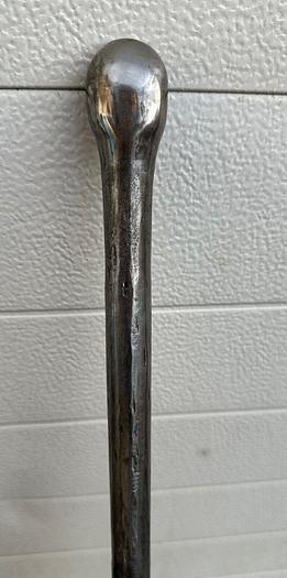 Used Metal Planishing Ball Tip Spinning Tool ~  28" Length ~ (5799)