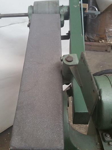 Used Universal belt sander Premier tilting head 6 inch belt 7x28 platen
