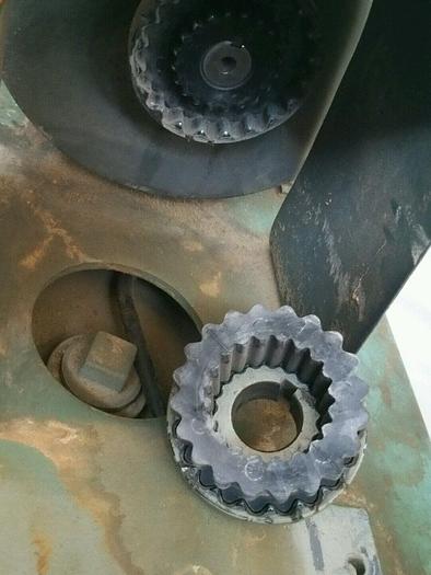 Used Gast vacuum pump 80 gallon tank high flow volume for bag press