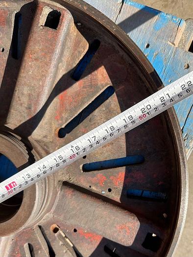 Used 21" Lathe Faceplate w/ L1 Mount Will fit a 17" Clausing Colchester Lathe (5713)