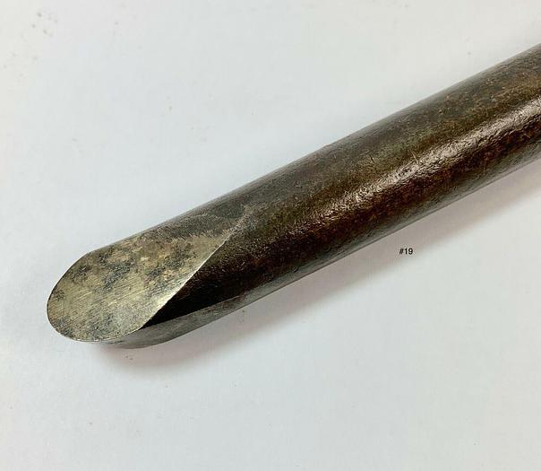 Used Metal Spinning Tool Flattened Rounded Tip End  8" x 5/8" (101258)