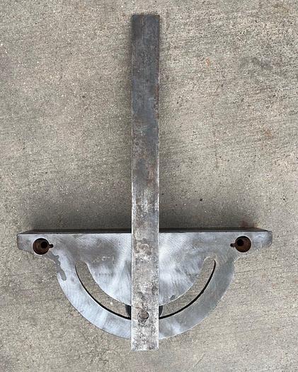 Used Oliver Miter Gauge 18" Bar Length 1-1/2" Bar Width 3/16" Bar Thickness (6058)