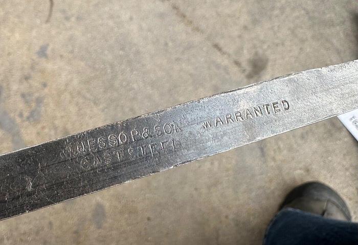 Used Metal Spinning Trimming Tool ~ 36" Length - 1/2" x 1/4" Tip ~ (5792)