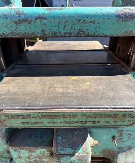 Used Yates American B4 planer  (6219) SOLD AS IS