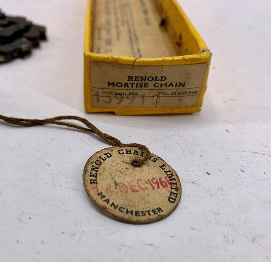 Renold Replacement Mortiser Chain 1/4" x 32 Links (101982) NOS