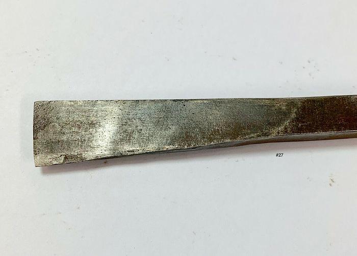 Used Metal Spinning Tool 5/8" Wide Flattened Tip End 9 1/2" x 3/8" (101266)