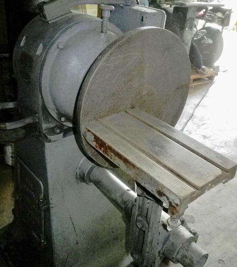 Used 7.5hp US hd 18 Inch Disc Sander Rotary Grinder 1150 / 950 rpm Buffer Polisher