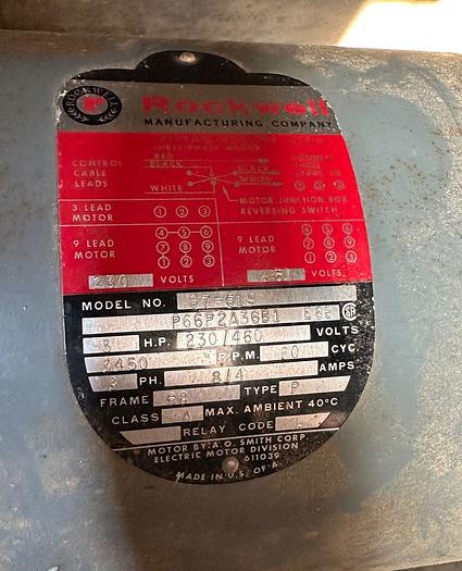 Used Delta / Rockwell # 43-340 HD Shaper  230/460V 3ph 3hp / Fence (5429)