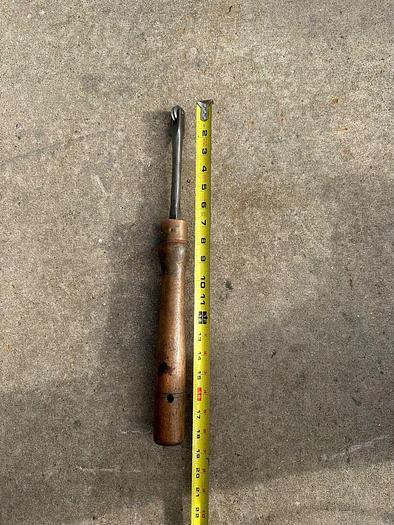 Used Metal Spinning Beading Tool ~ 19" Length 1" Wheel ~ (5803)