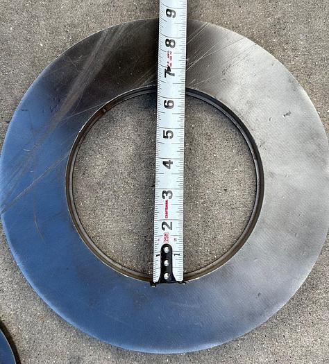 Used Oliver 287 Shaper Throat Plate Rings (6267)