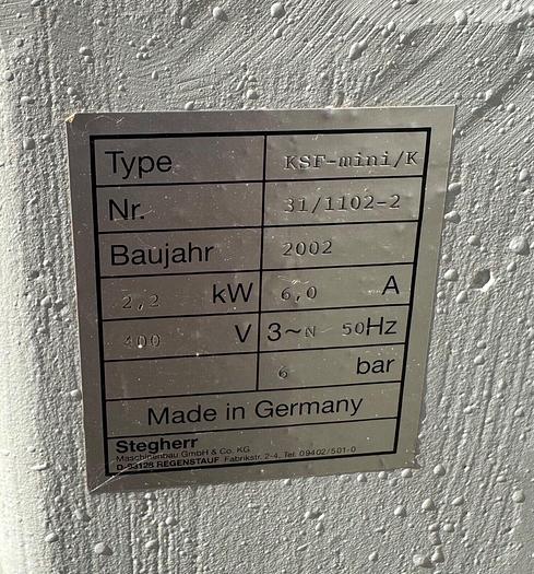 Used Stegherr KSF-Mini /K Cross Joint Milling Machine 2002/yr 400V (5598)