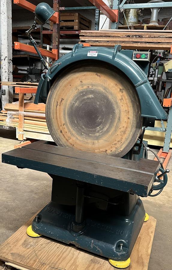 Used Master Kindt Collins Model 30L ~ 30" Disc Sander 3hp ~ 480V ~ 3ph