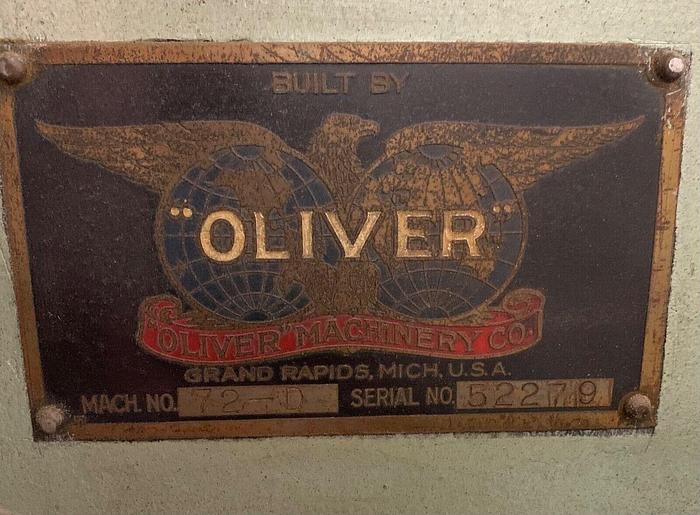Used Oliver # 72-D Boring Machine w/ VFD 240V 3ph (101850)