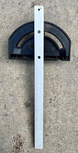 Used Delta / Rockwell Plastic Miter Gauge & Bar  12" x 3/4" Bar 3/8" Thick (5675)