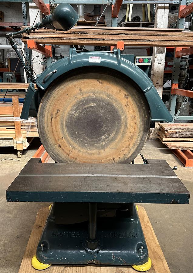 Used Master Kindt Collins Model 30L ~ 30" Disc Sander 3hp ~ 480V ~ 3ph