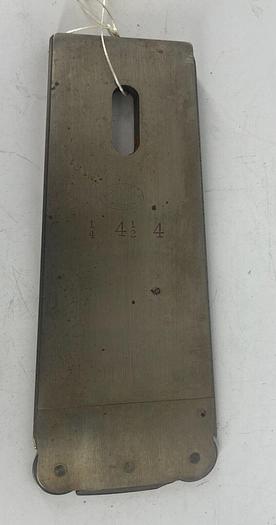 Used WM H Fields Bar for Chain Mortiser 1/4" W x 4 1/2" L x 4" Depth (101978)