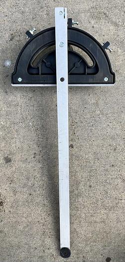 Used Delta / Rockwell ? Aluminum Miter Gauge w/ 3/4" x 3/8" x 18" T Slot Bar  (1105)