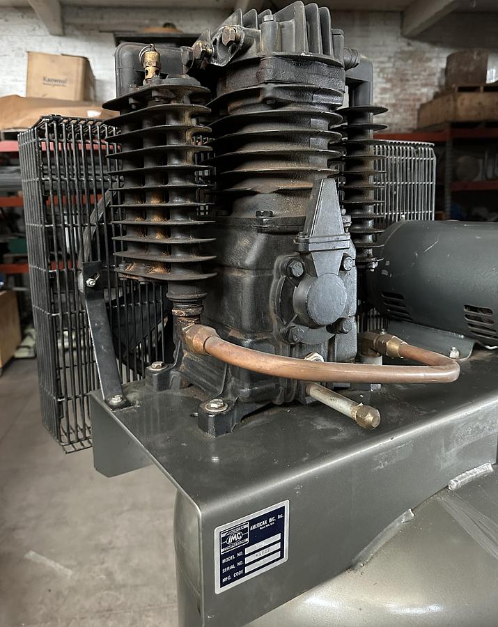 Used BelAire #318VL Vertical 7 1/2hp 80 Gallon Air Compressor 3ph