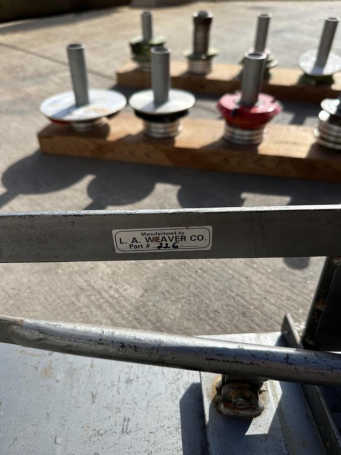 Used LA Weaver Shaper  1 1/4" Spindle ~ 220V ~ 1ph Tenon Jig Panel Hold Down +