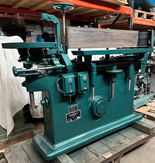 Used Oakley H6 Edge Sander 2hp 3ph 220/440 ~ FRESH PAINT ~  (6066)