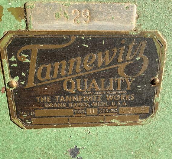 Used Tannewitz Model U 16" Table Saw Dual Voltage 240/480 5hp W/ Fence (101664)