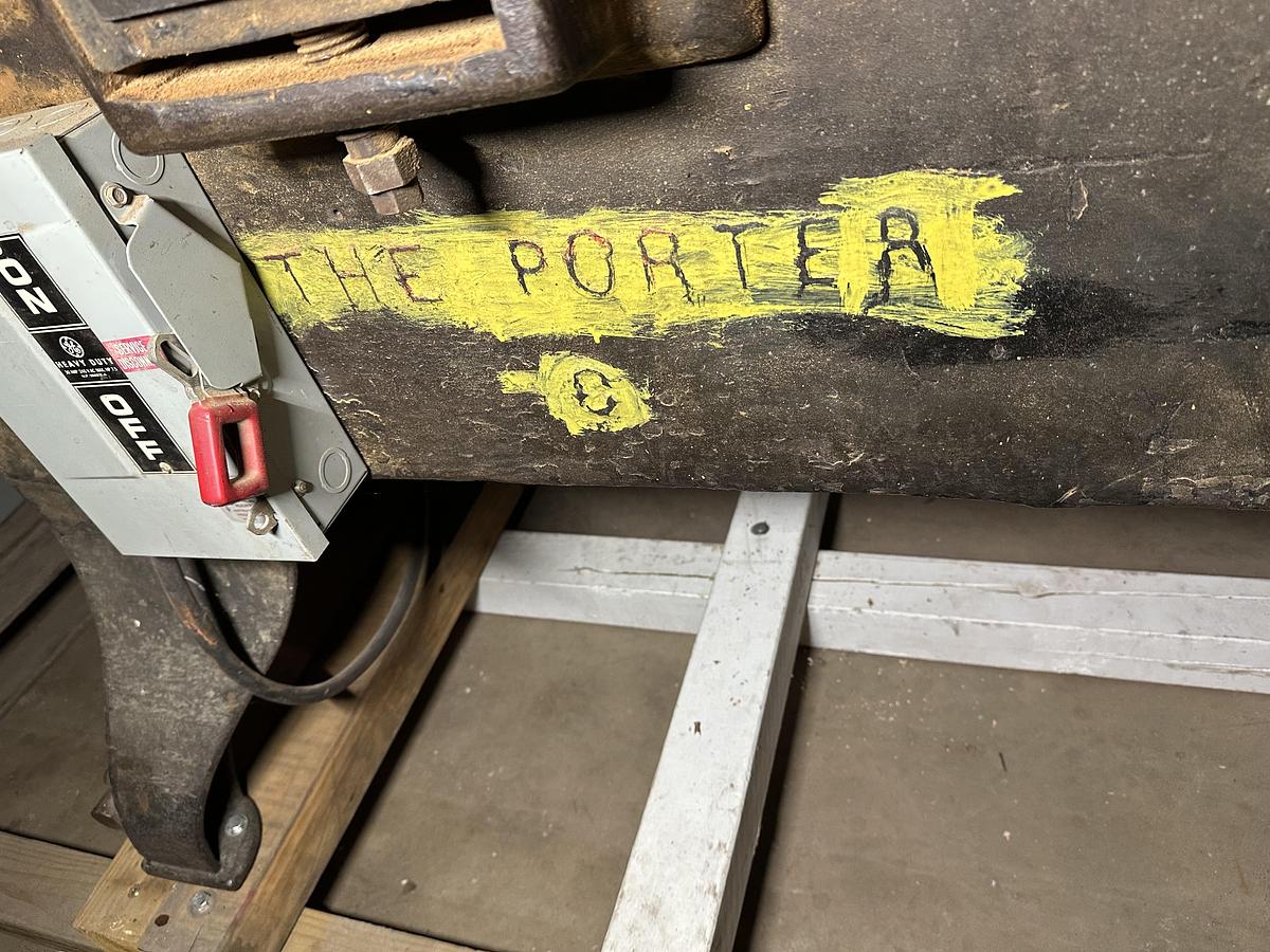 Used Porter 24" Jointer ~ 3ph ~ 5hp ~ 20-220/440