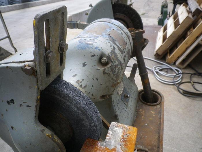 Used Stanley Grinder 1hp 1725 rpm 9 inch wire wheel 8" sharpener buffing stone