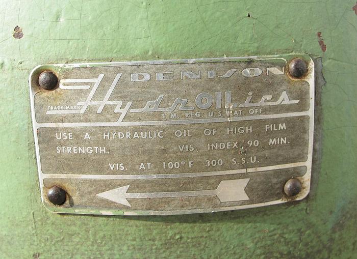 Used Denison Hydroilics Hydraulic Pumping Unit Pump TMB14