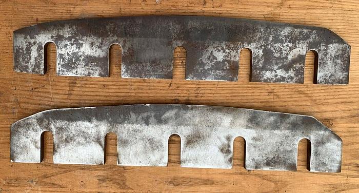 Used McKnight Seat Scooper Knives / Blades SET of 2 (101615) Set #1