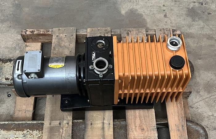 Used Alcatel 2033DS Vacuum Pump Rotary Vane  230VAC 3 Phase, 208/460V (5890)