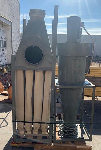 Used Aget # FT24 5hp, 1ph Dust Collector w/ Square D Starter  (101948)